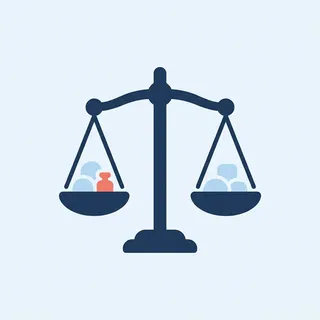 Illustration représentant une avocate